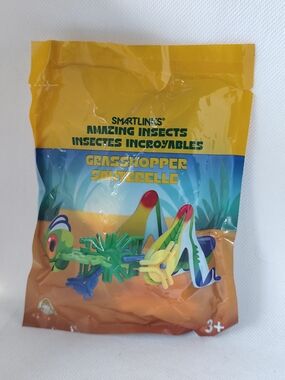 3/$20💗Wendy's Kids Meal Toy 2024 Smartlinks Amazing Insects Grass Hopper